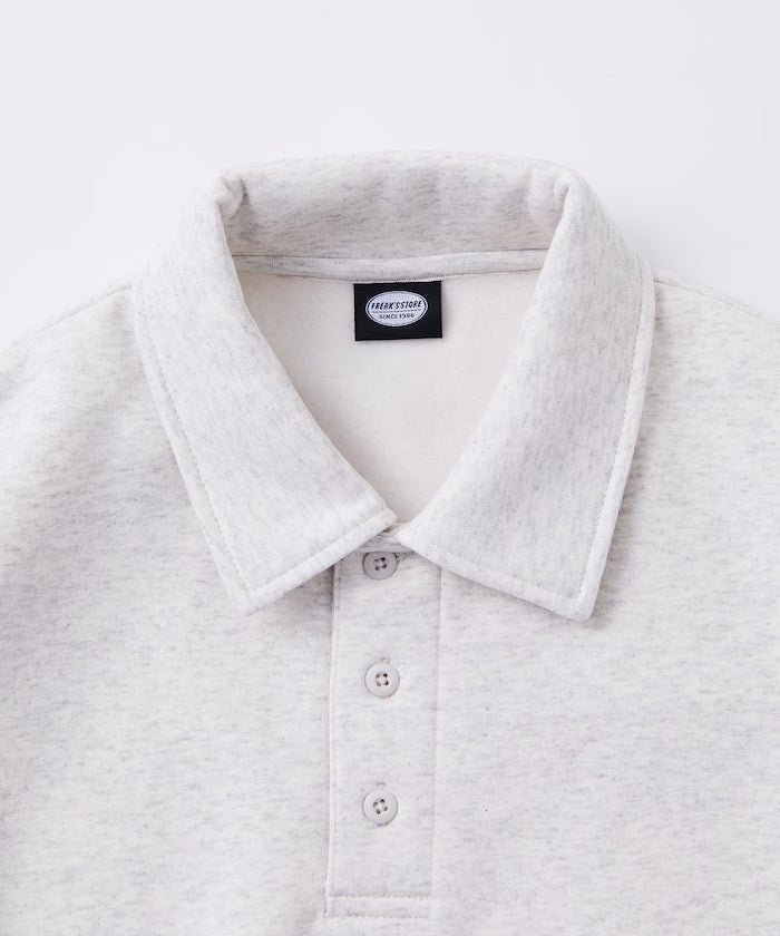 Relaxed Fit Spindle Polo Collar Sweat / Hem Code [Limited Edition]