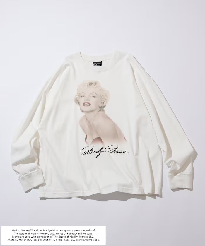 Special Order Marilyn Monroe L/S Cut Sew 'Red Sitting'