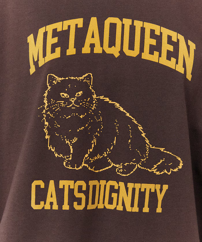 <Functional Material> METAQUEEN Cat Print T-Shirt Limited Edition