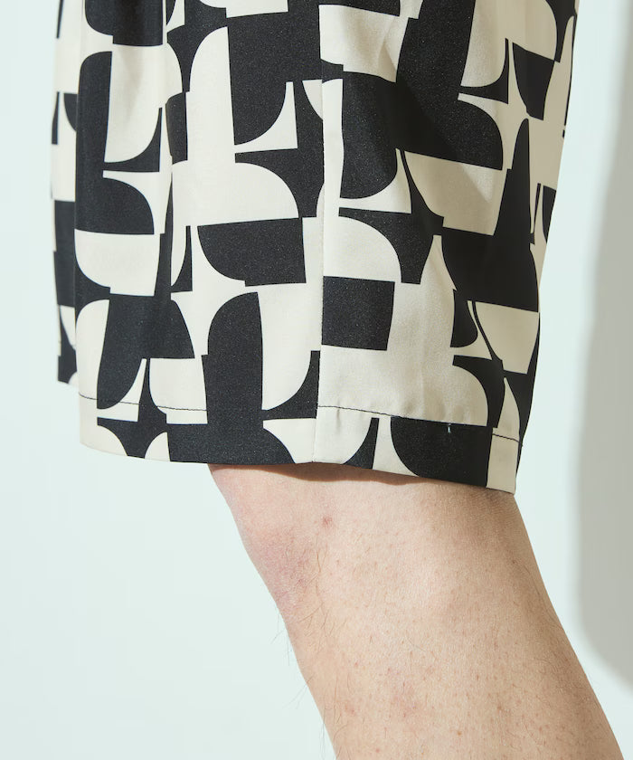 Pattern Easy Shorts / All-over Print Short Pants / Compatible with Setup