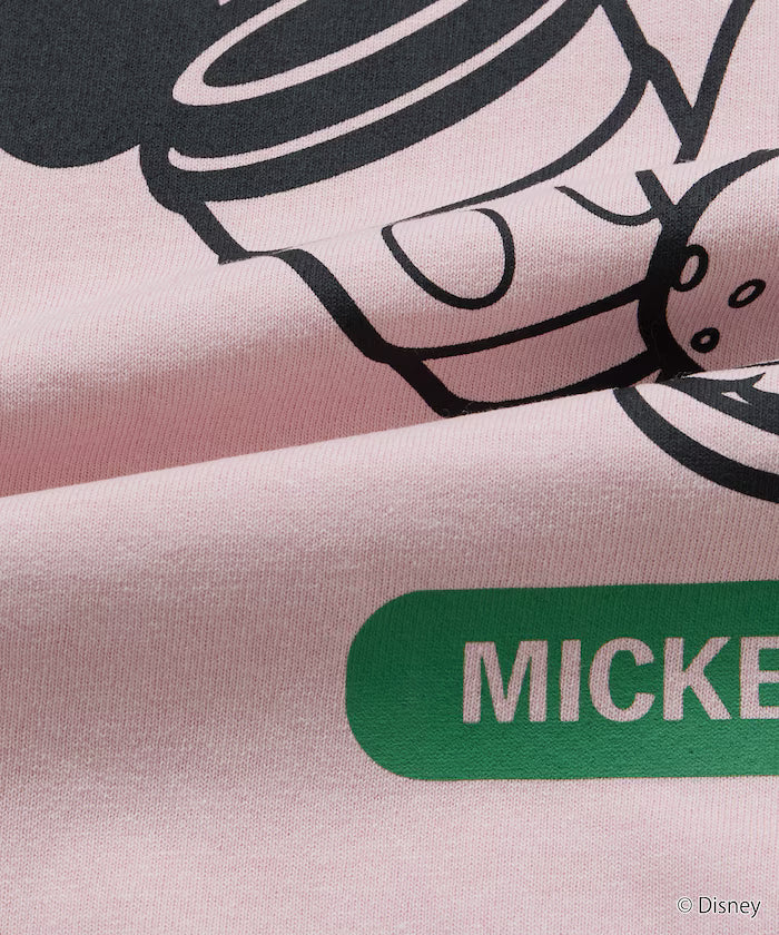 DISNEY/Mickey Mouse/Exclusive Crew Neck Printed Sweatshirt/FOOD 【Limited Release】