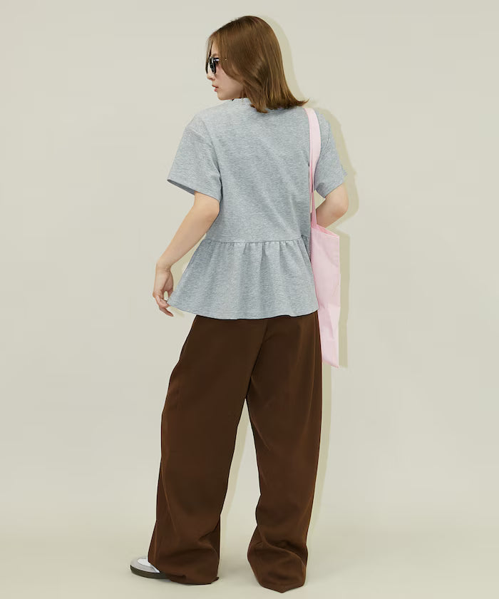 <Contact Cooling> Cool Ponchi Peplum T-Shirt Limited Edition