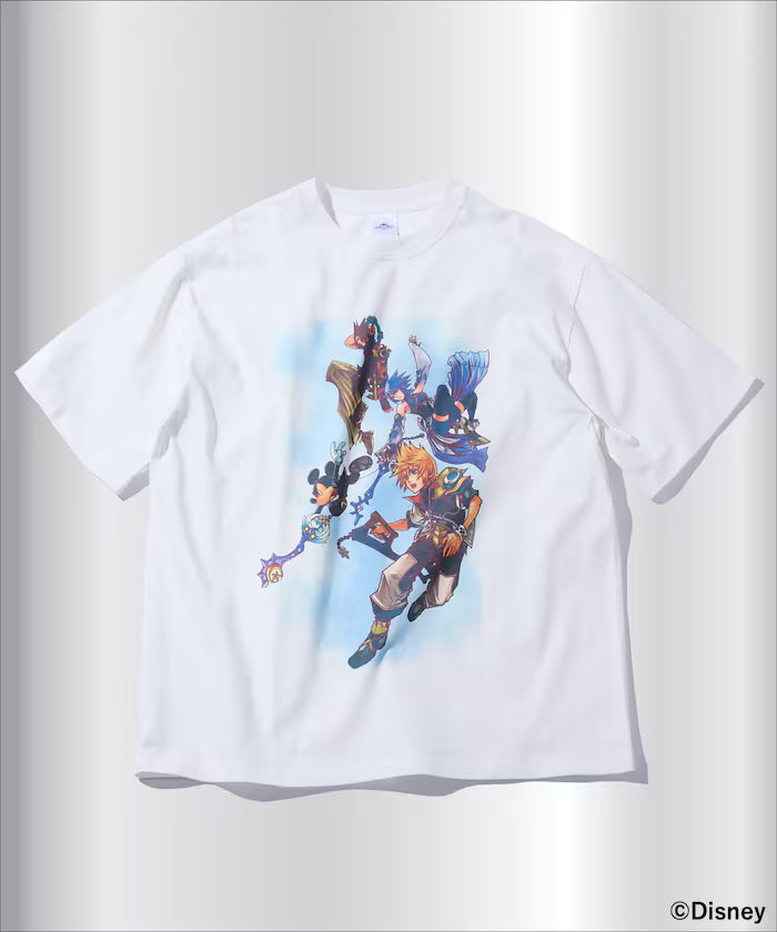 [Release on March 27 at 12:00] KINGDOM HEARTS Birth by Sleep/VISUAL TEE/Kingdom Hearts Birth by Sleep/Visual T-shirt - White