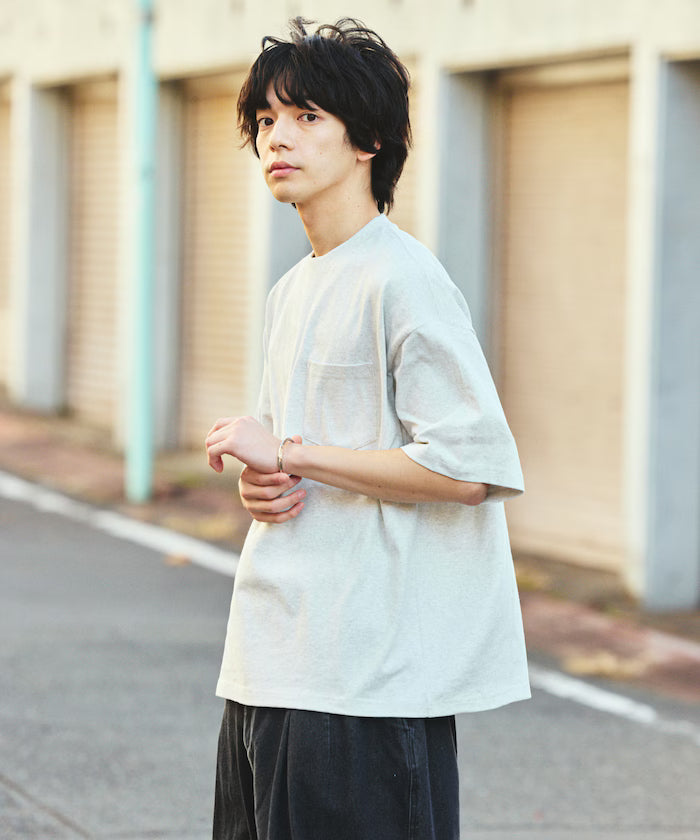 9 oz Heavyweight Big Silhouette Crew Neck Pocket T-Shirt / Heavyweight [Limited Edition]