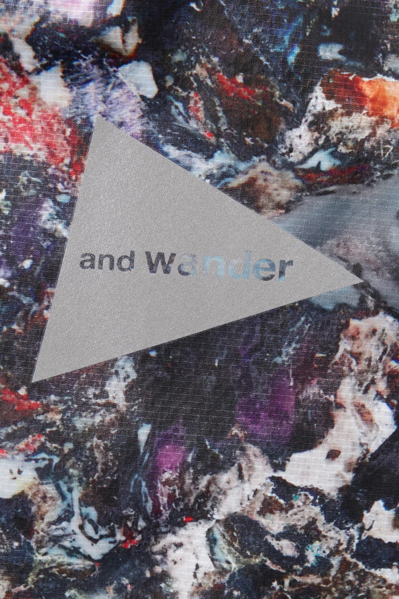 stone printed rip coat