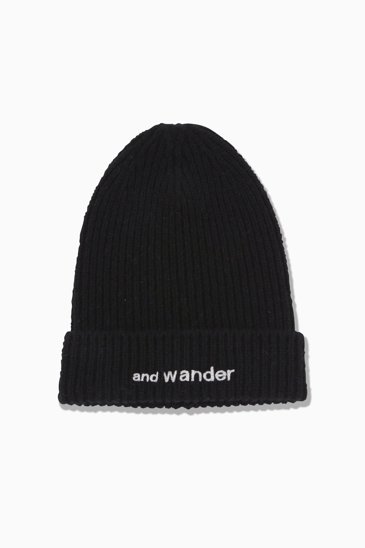 Shetland wool cap - black