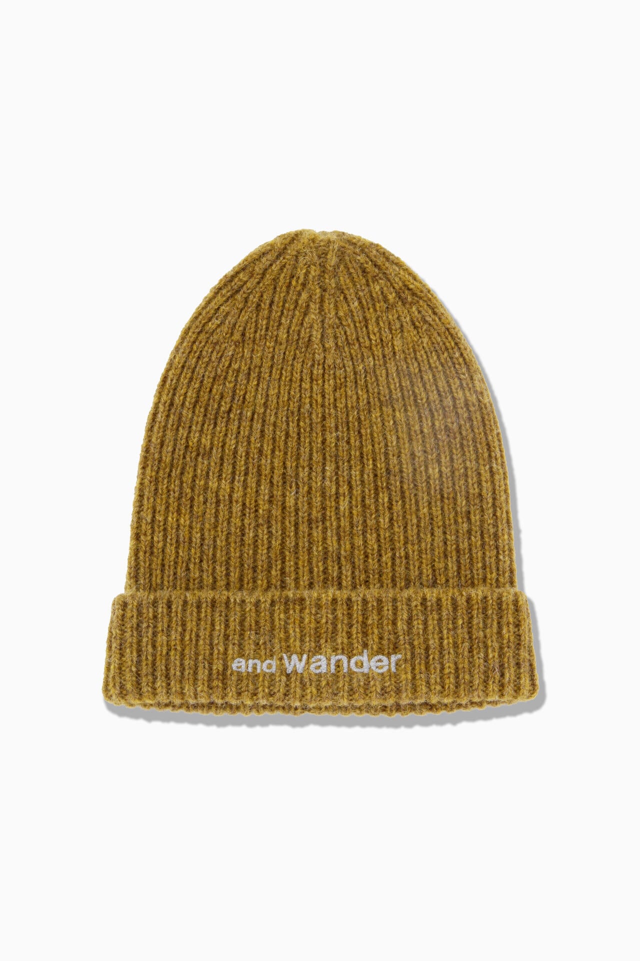 Shetland wool cap - camel