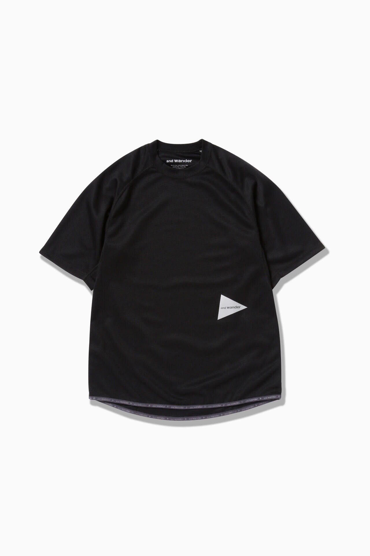 power dry jersey raglan SS T - black