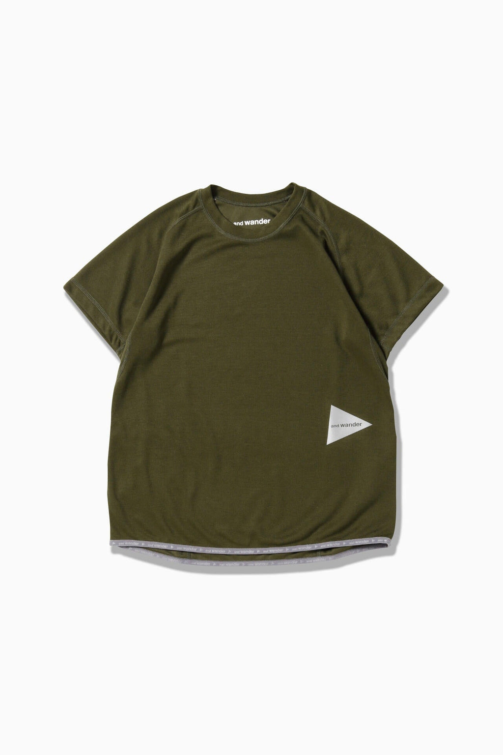 power dry jersey raglan SS T - khaki