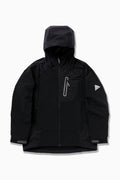 stretch shell jacket - black