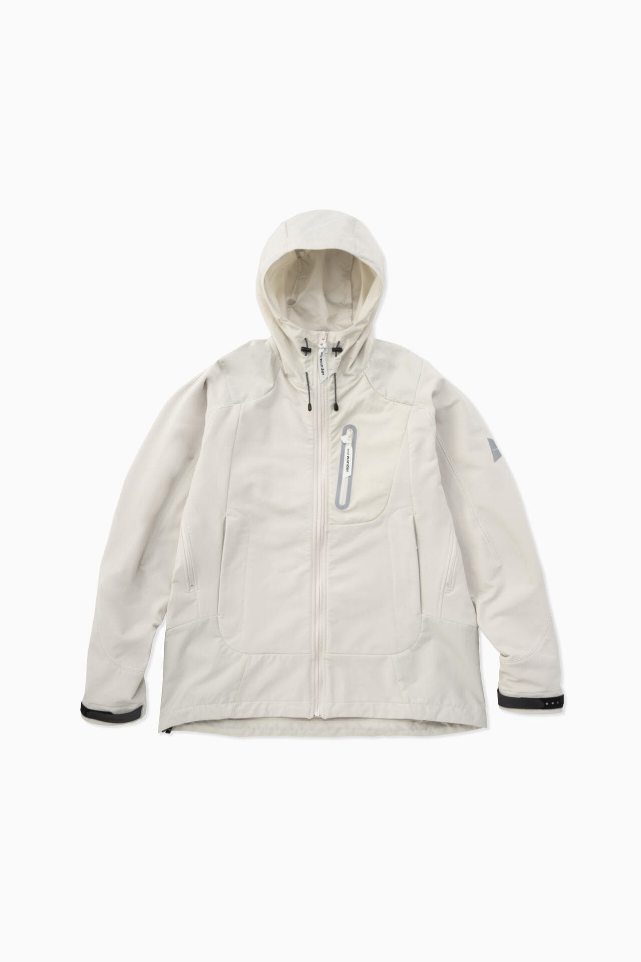 stretch shell jacket - off white