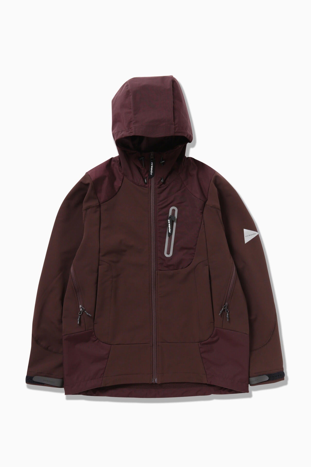 stretch shell jacket - bordeaux