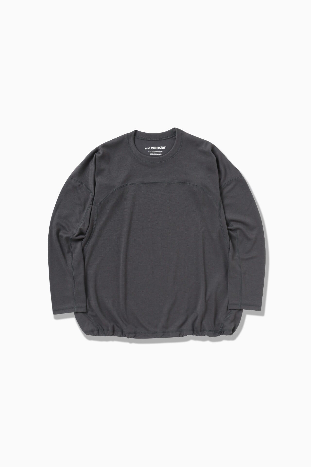 power dry jersey  LS T (W) - charcoal