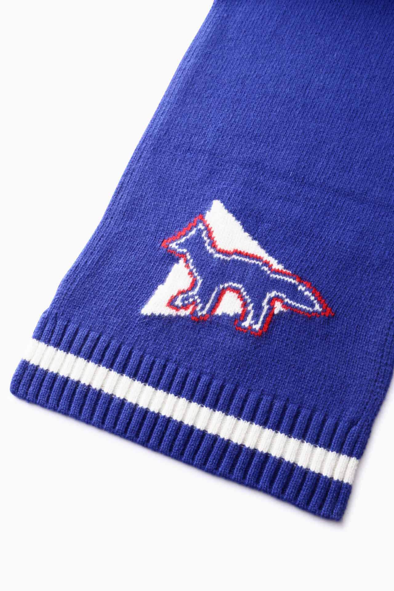 MAISON KITSUNÉ × and wander knit stole