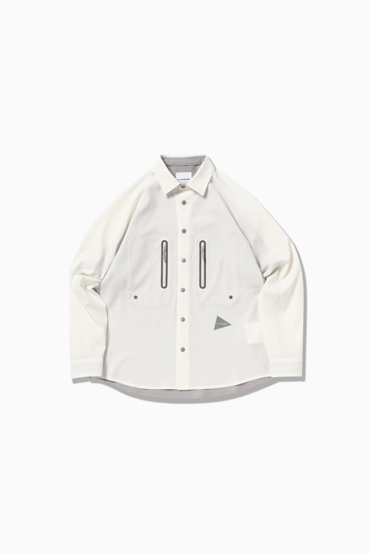 tech LS shirt - off white