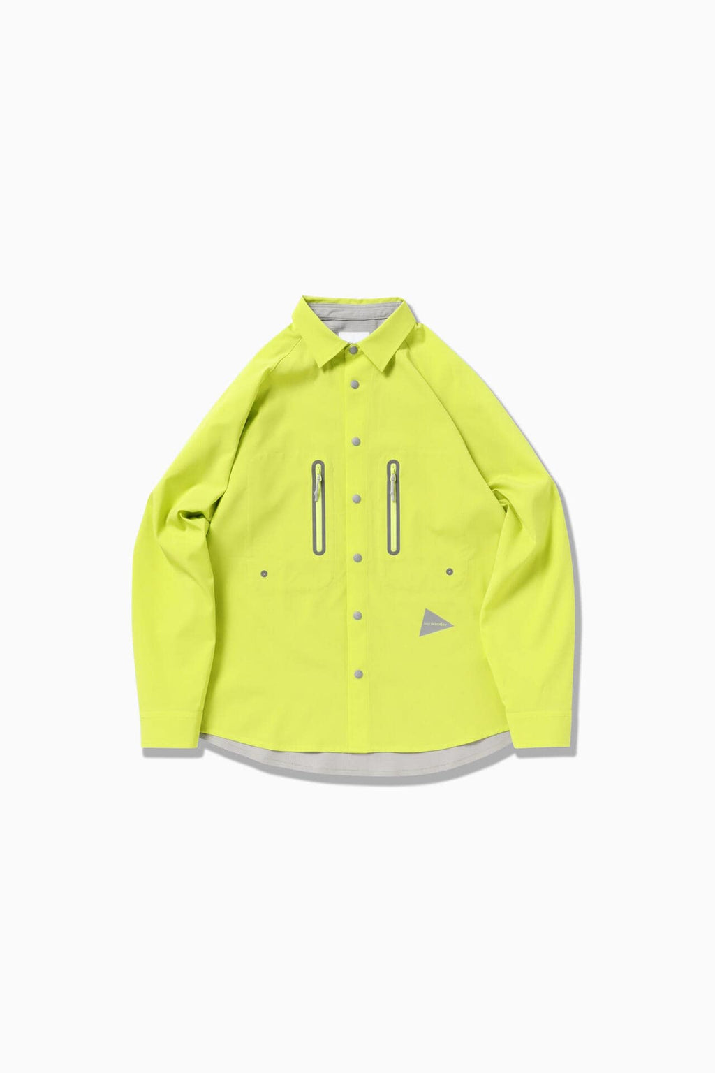 tech LS shirt - yellow green