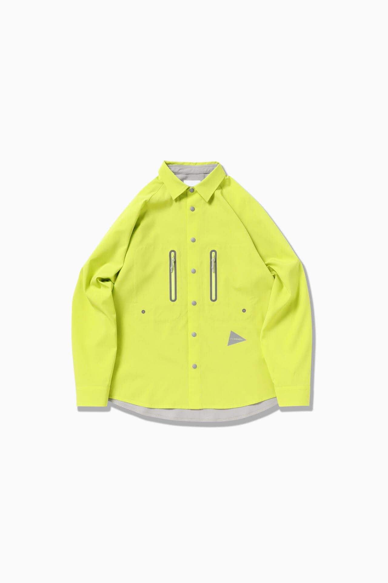 tech LS shirt - yellow green