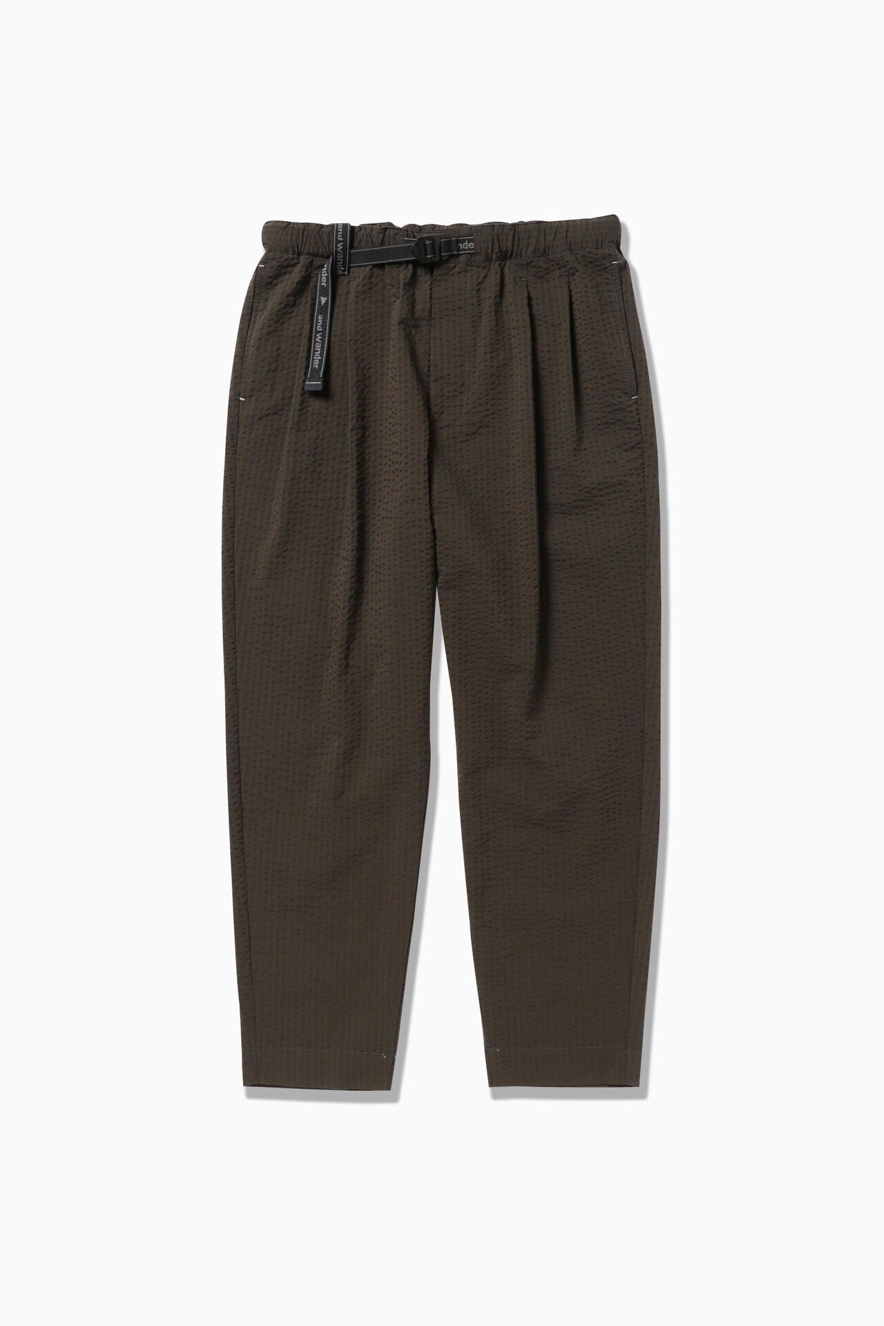 Dry soft seersucker  pants - khaki