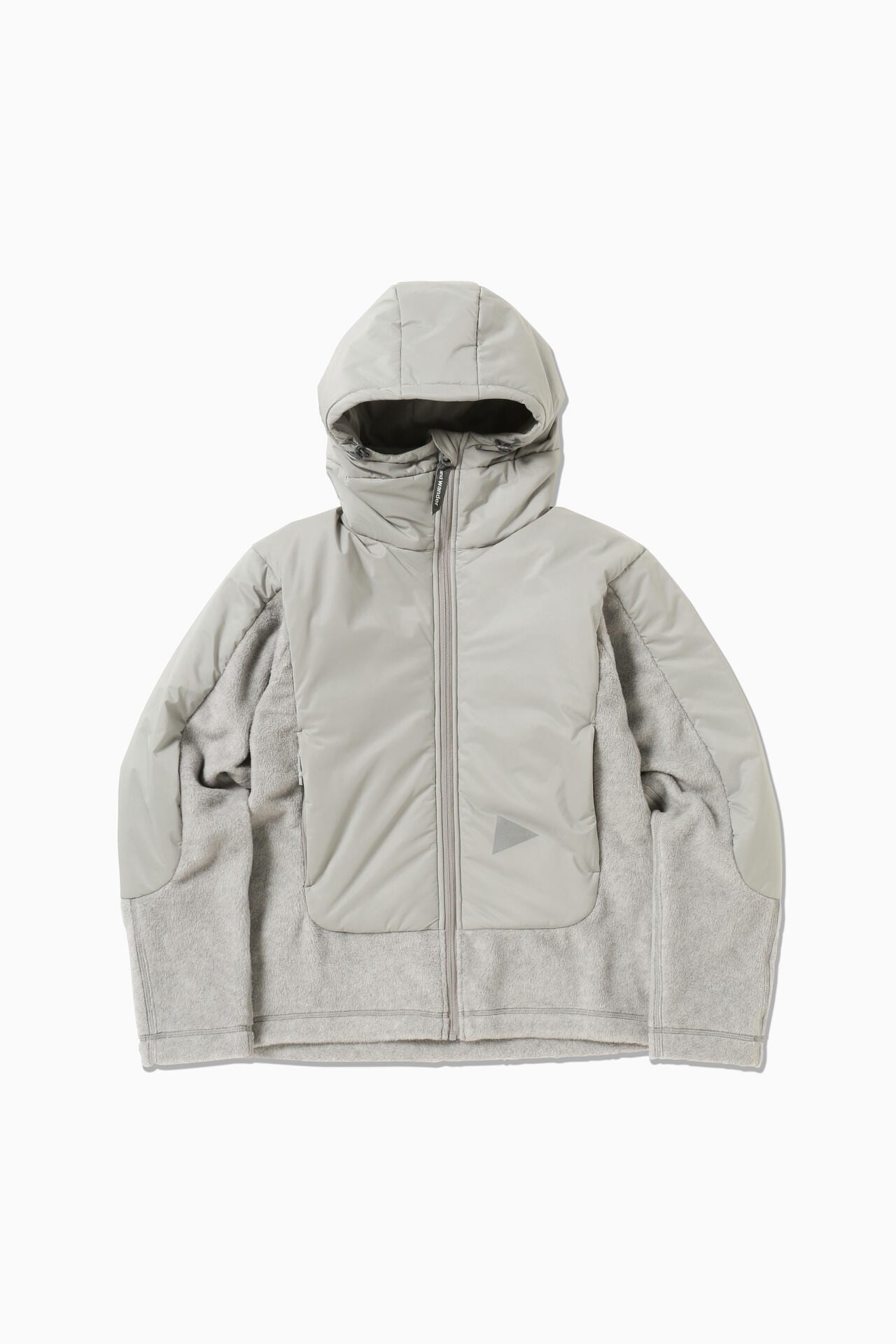 top fleece jacket - gray