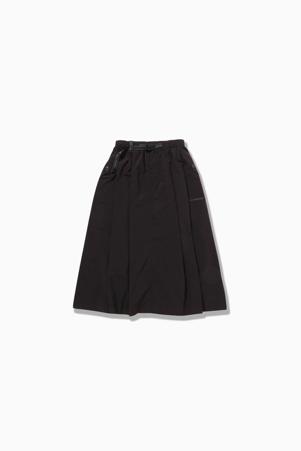 oversized cargo skirt (W) - black