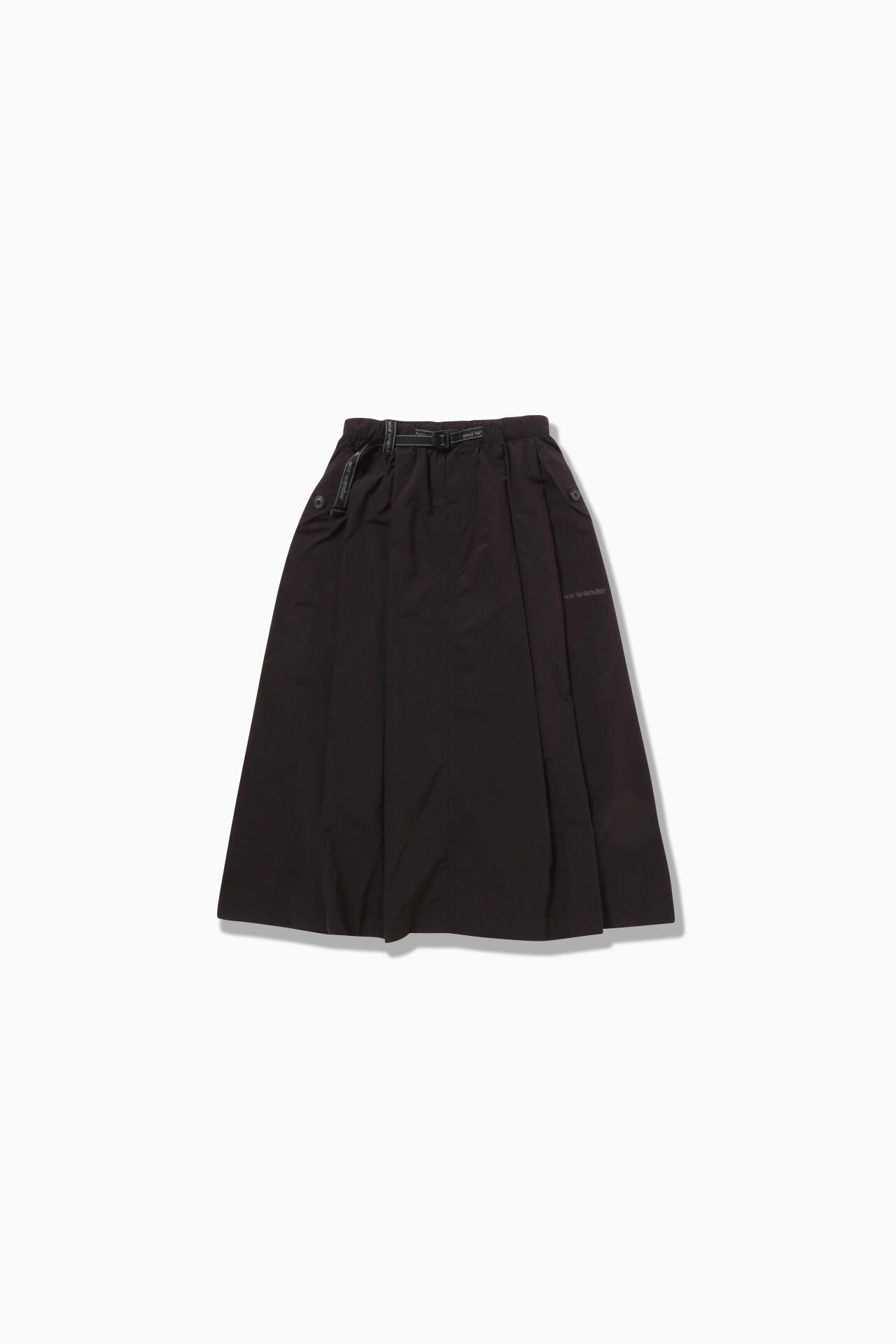 oversized cargo skirt (W) - black