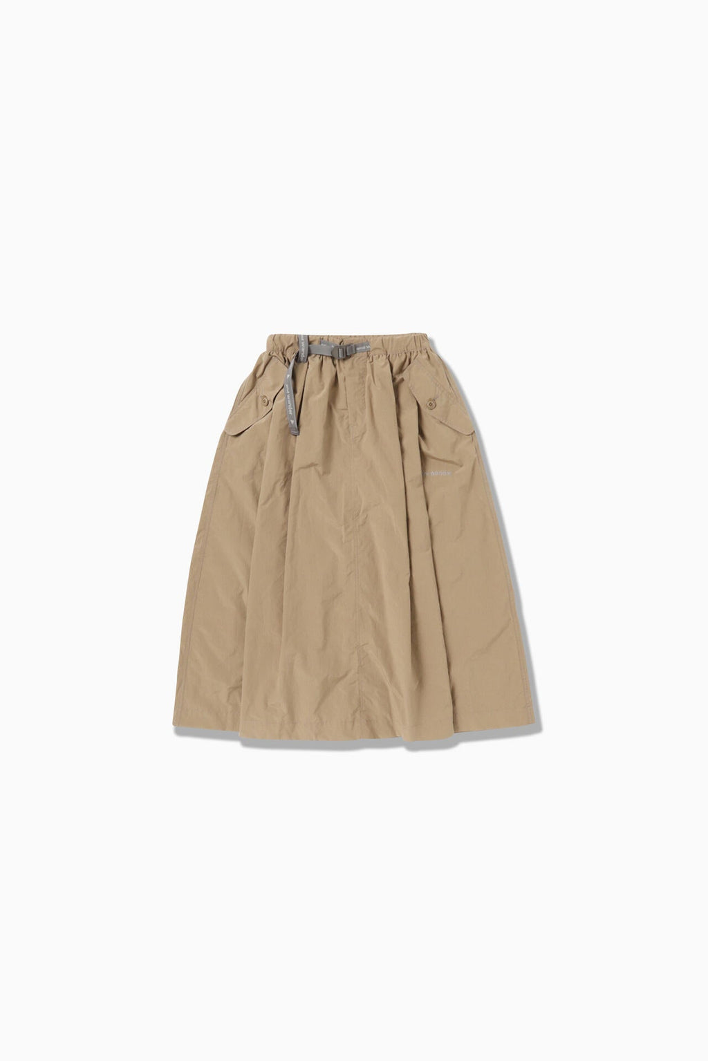 oversized cargo skirt (W) - beige