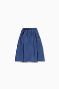 oversized cargo skirt (W) - blue