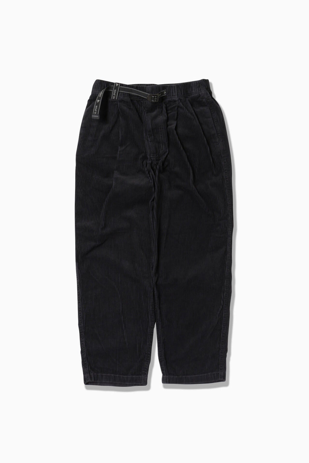 corduroy pants - black