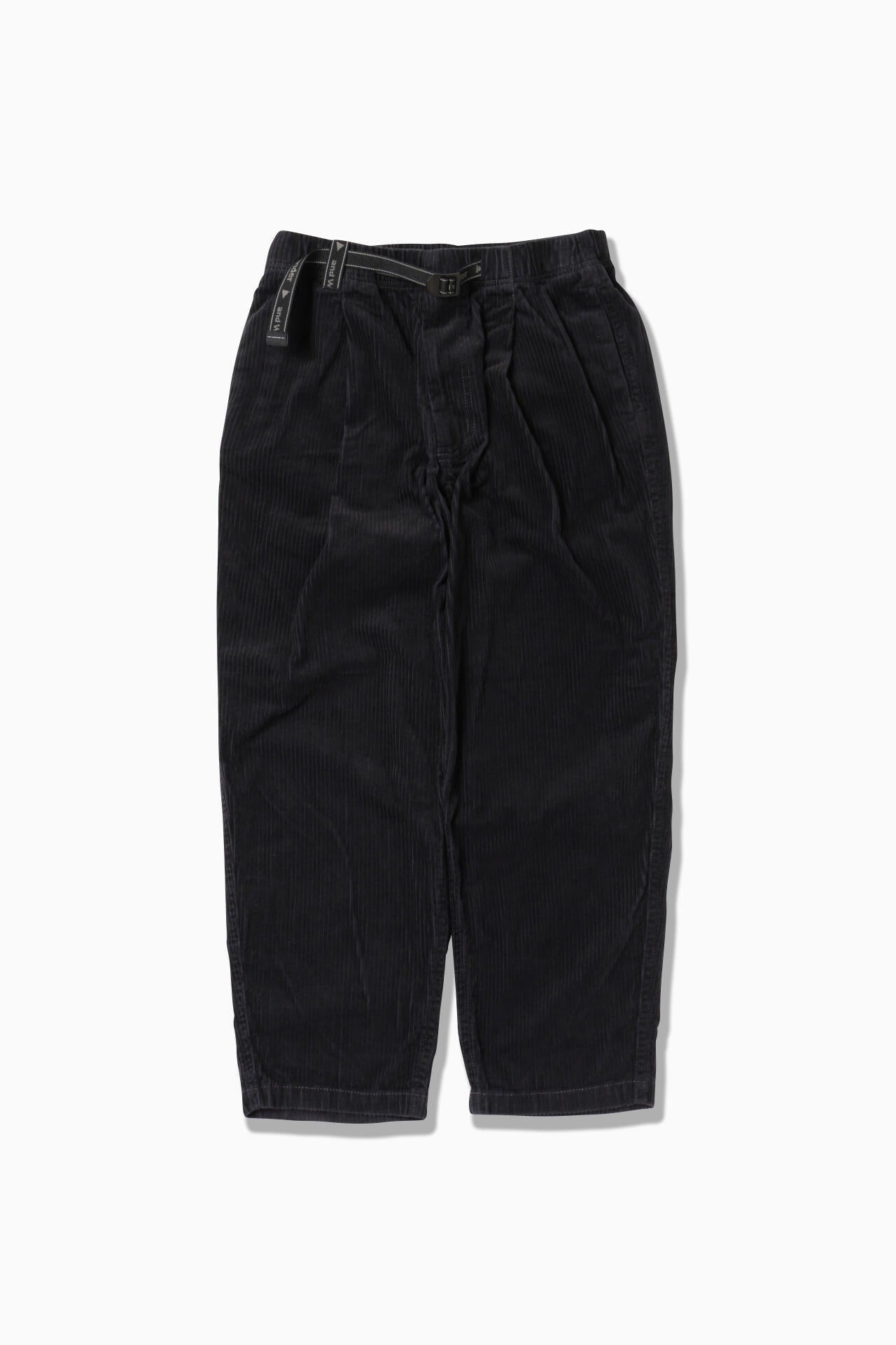 corduroy pants - black
