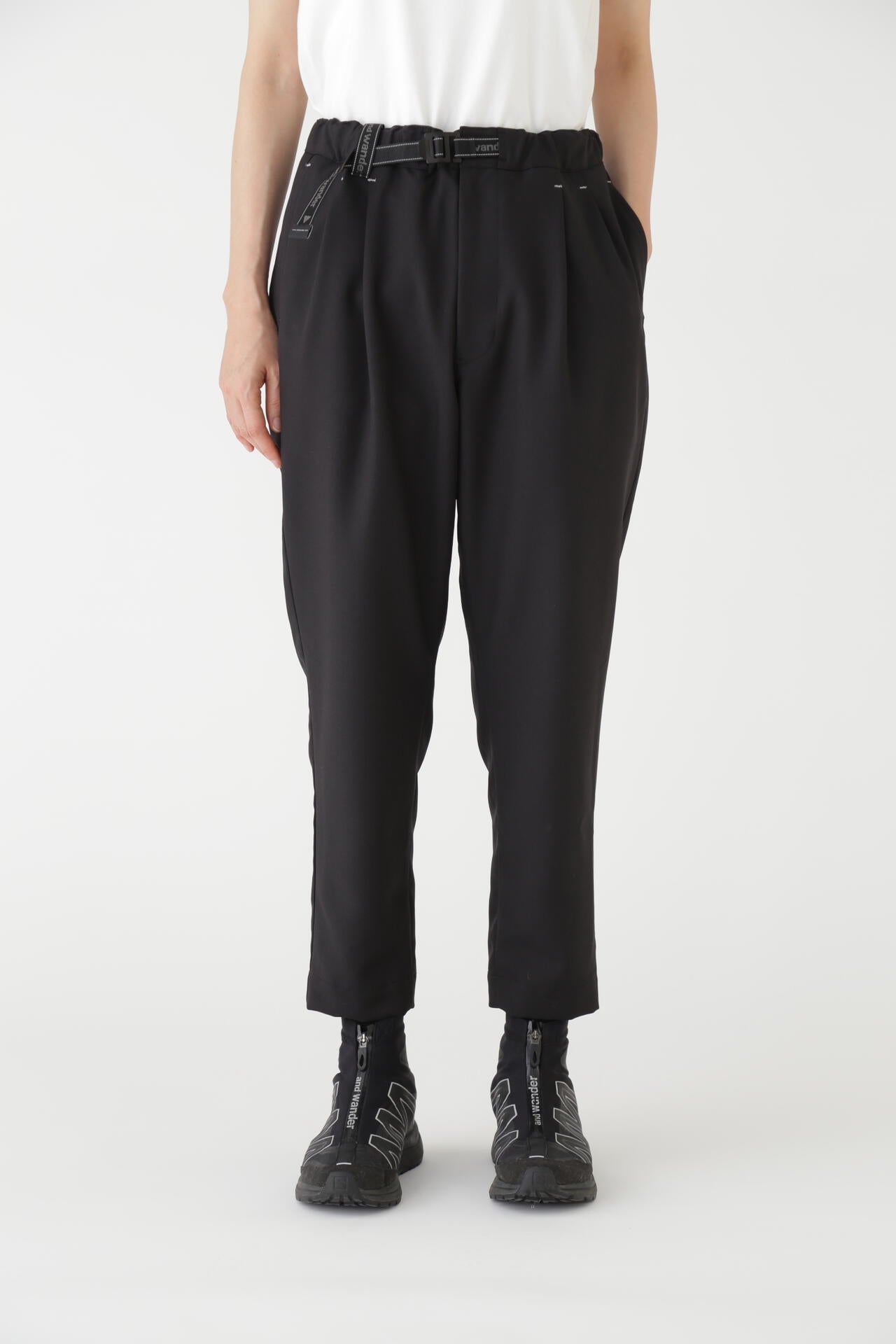 PE melange twill pants