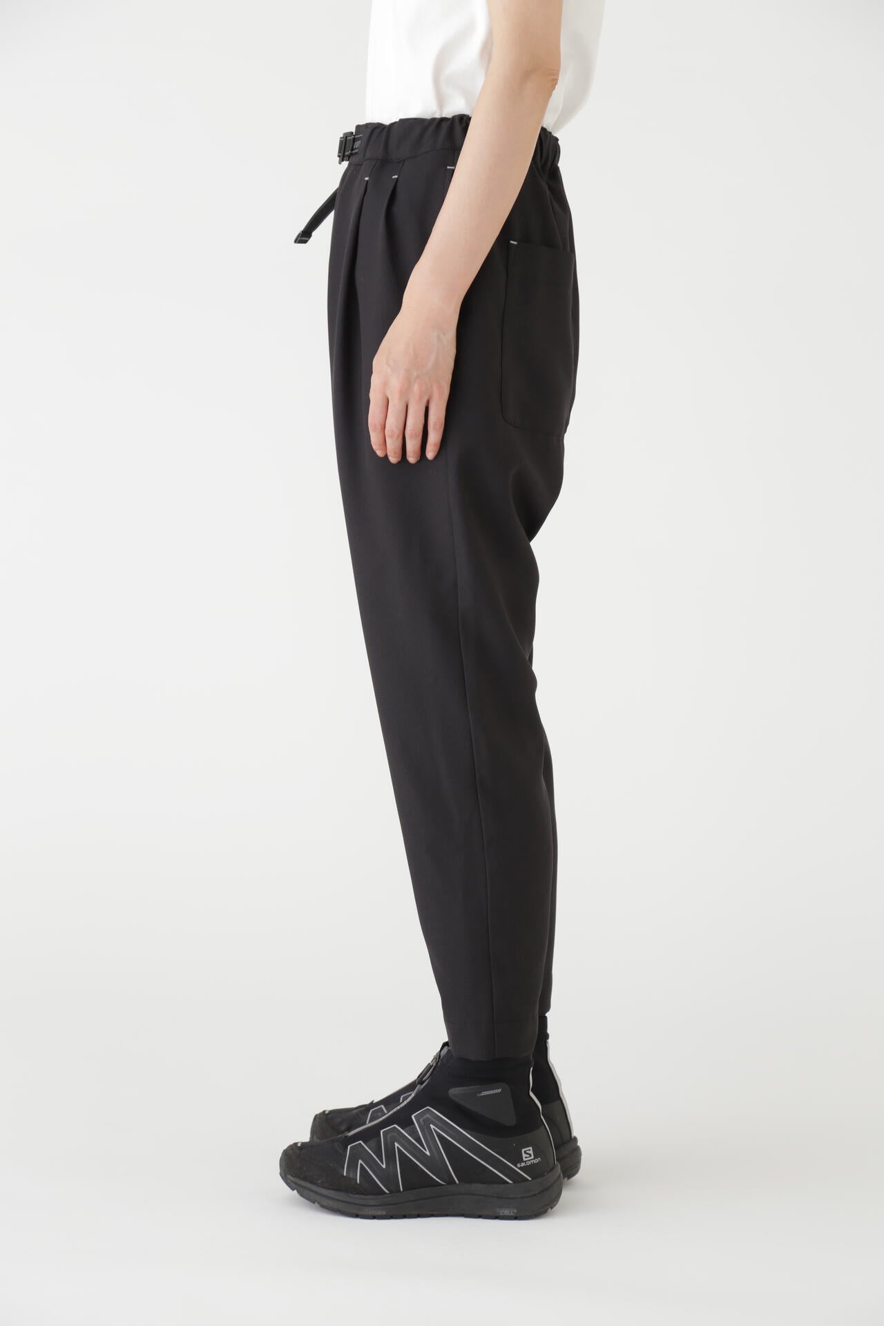 PE melange twill pants