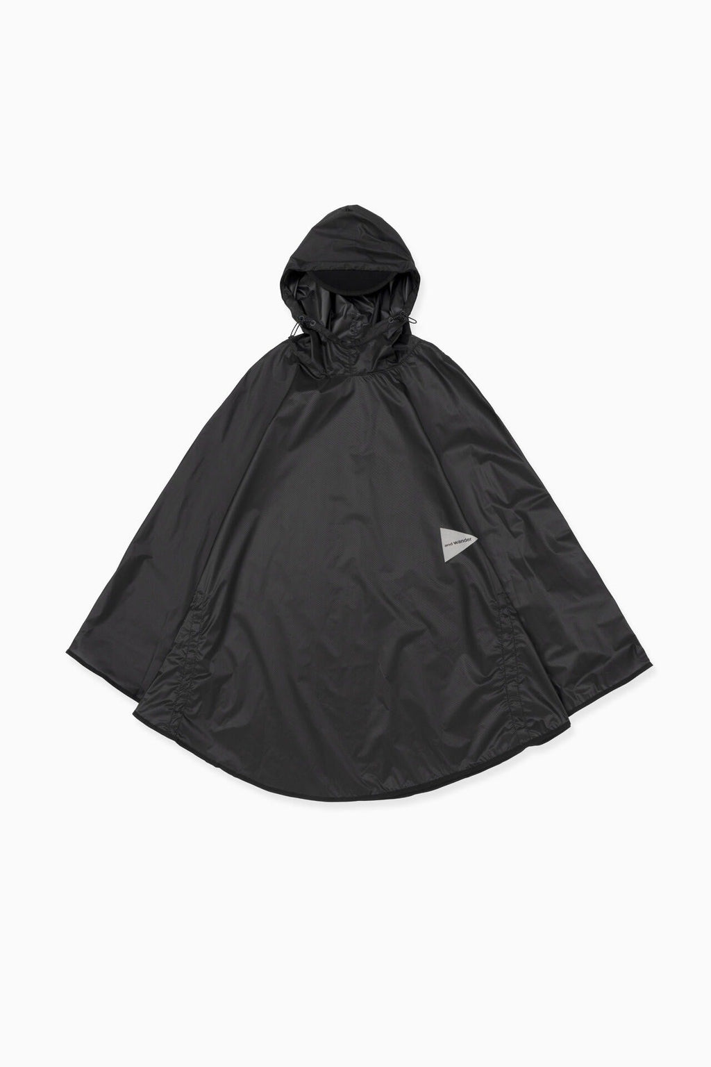 sil poncho - charcoal
