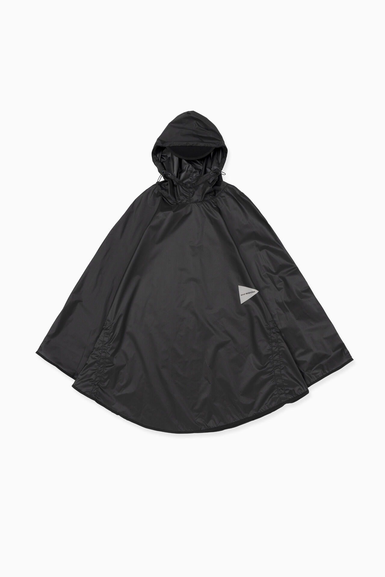 sil poncho - charcoal