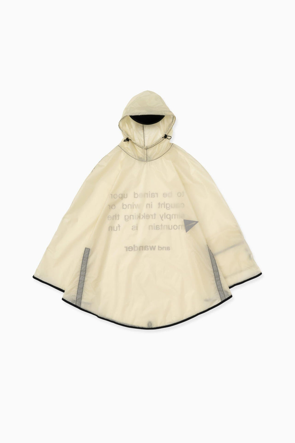 sil poncho - off white