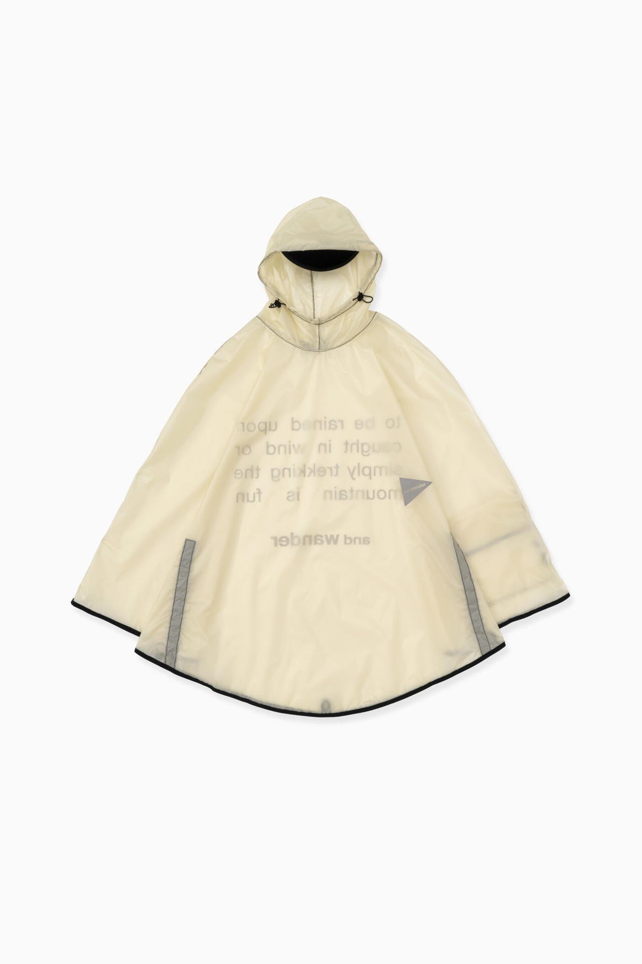 sil poncho - off white