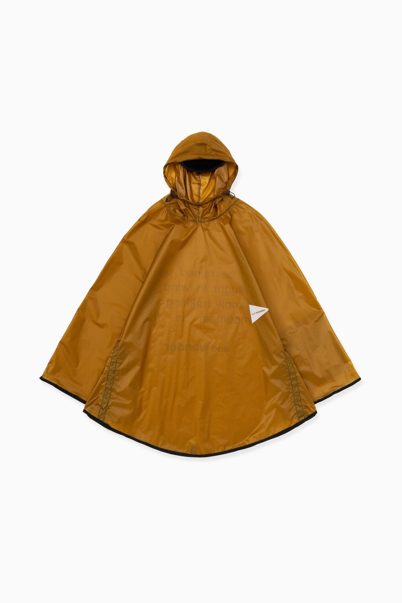 sil poncho - yellow