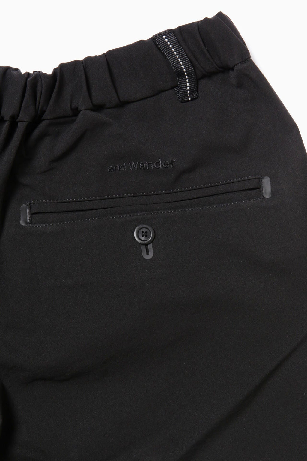 plain wide stretch pants