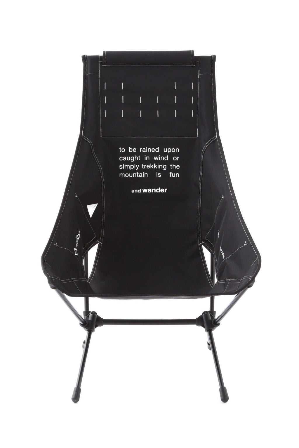 Helinox × and wander folding chair two - black