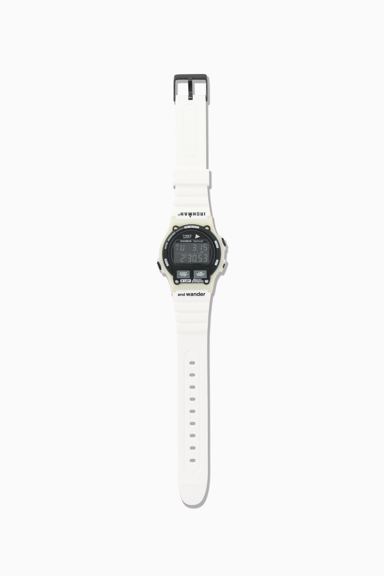 TIMEX × and wander IRONMAN 8-LAP - white