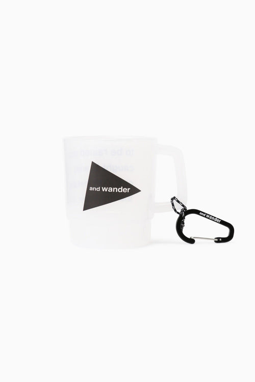 and wander logo PP mug - off white