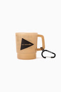 and wander logo PP mug - beige