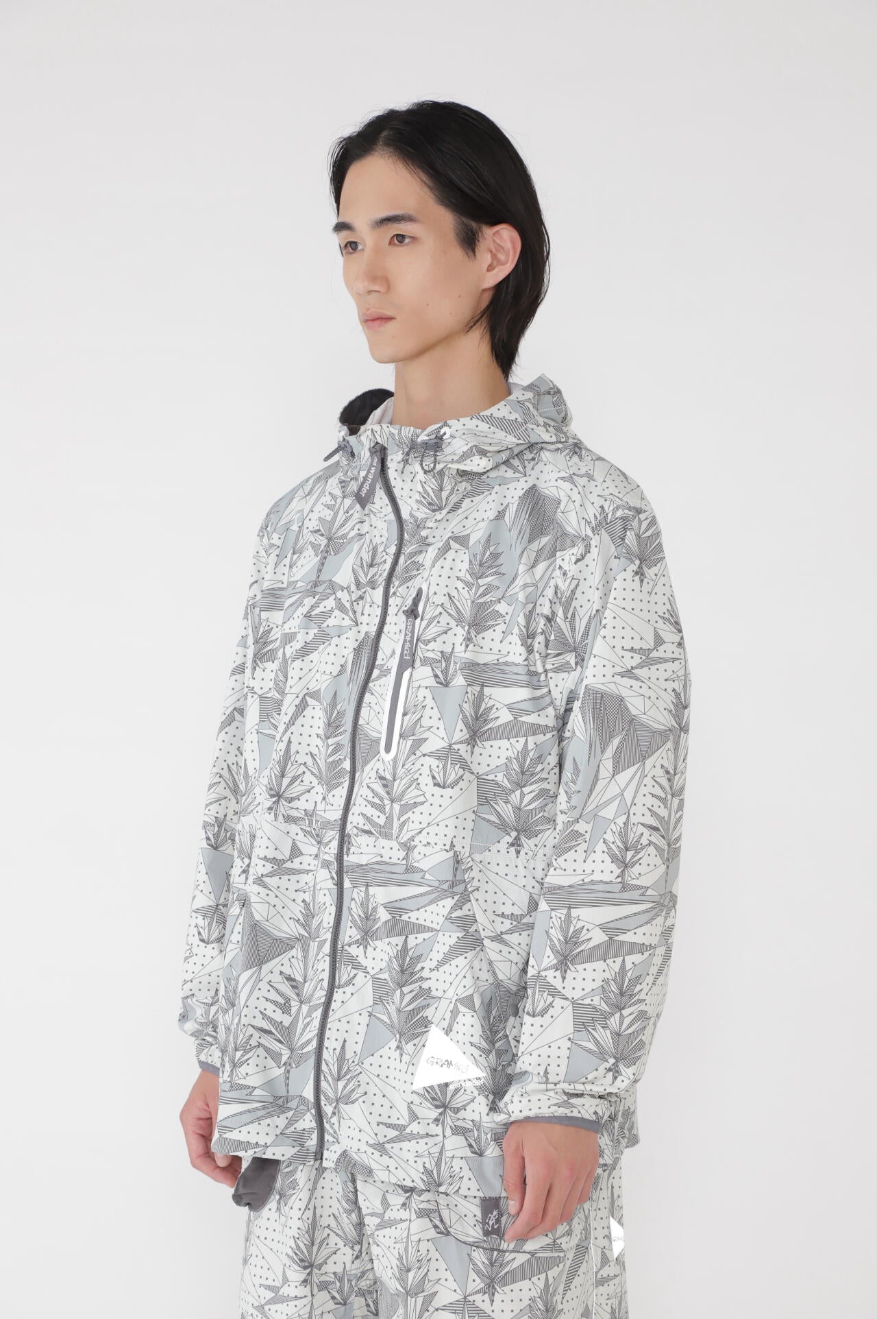GRAMICCI × and wander brushed nylon jacket