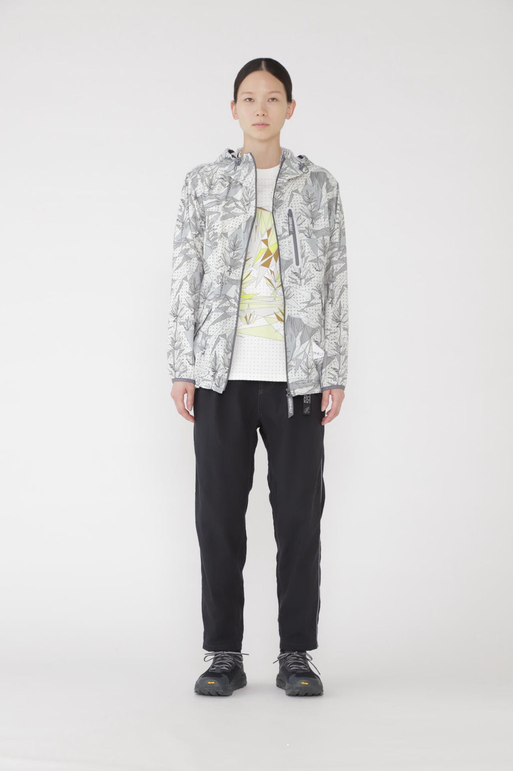 GRAMICCI × and wander brushed nylon jacket