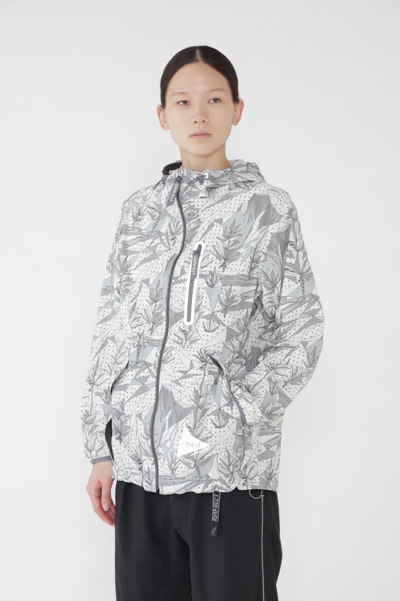 GRAMICCI × and wander brushed nylon jacket