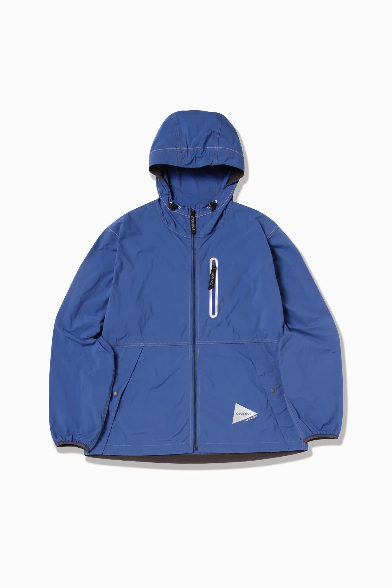 GRAMICCI × and wander brushed nylon jacket - blue