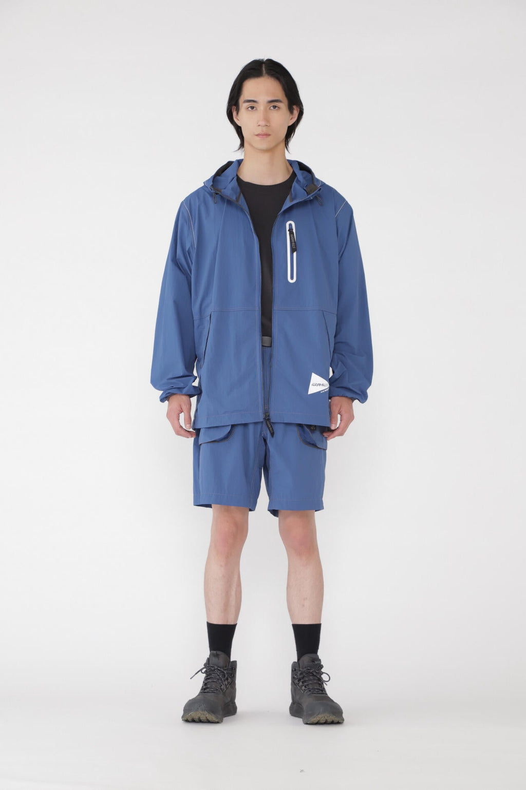 GRAMICCI × and wander brushed nylon jacket