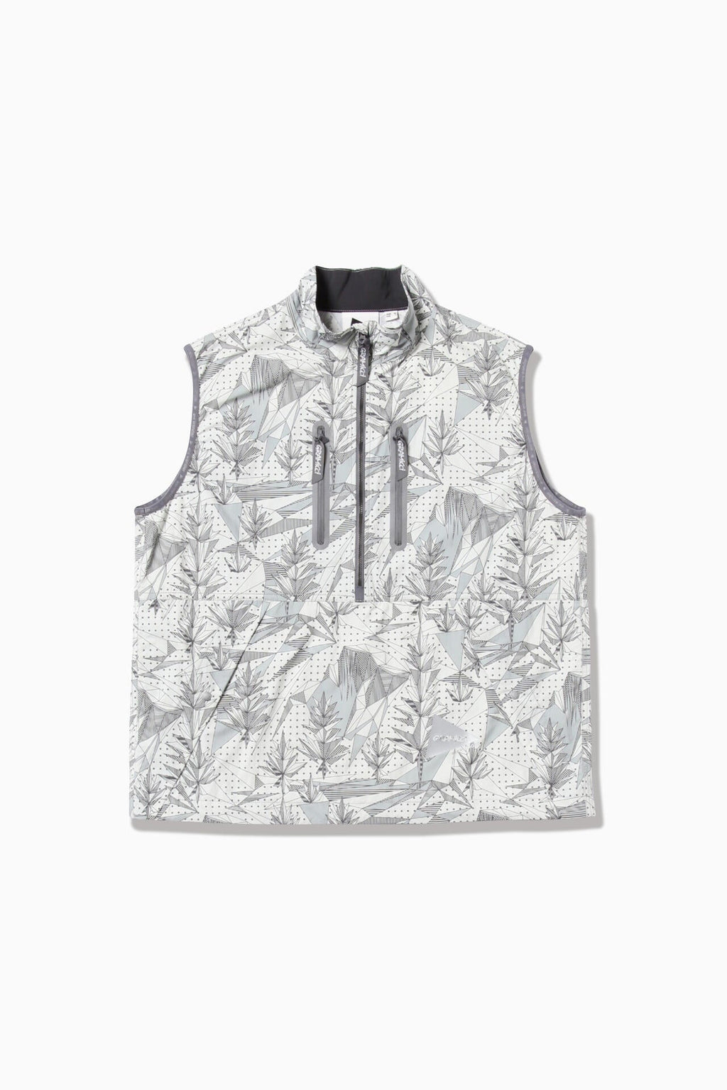 GRAMICCI × and wander brushed nylon vest - yosemite gray