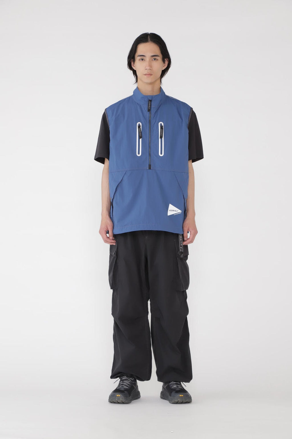 GRAMICCI × and wander brushed nylon vest