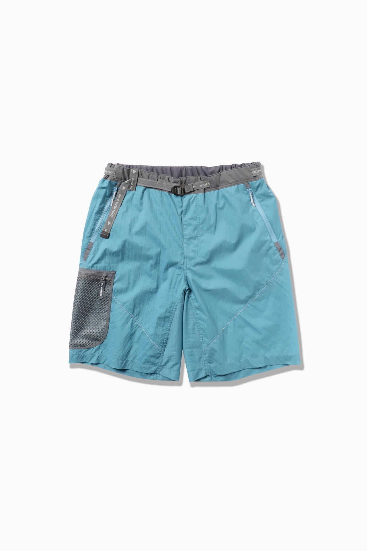 breath rip short pants - l.blue