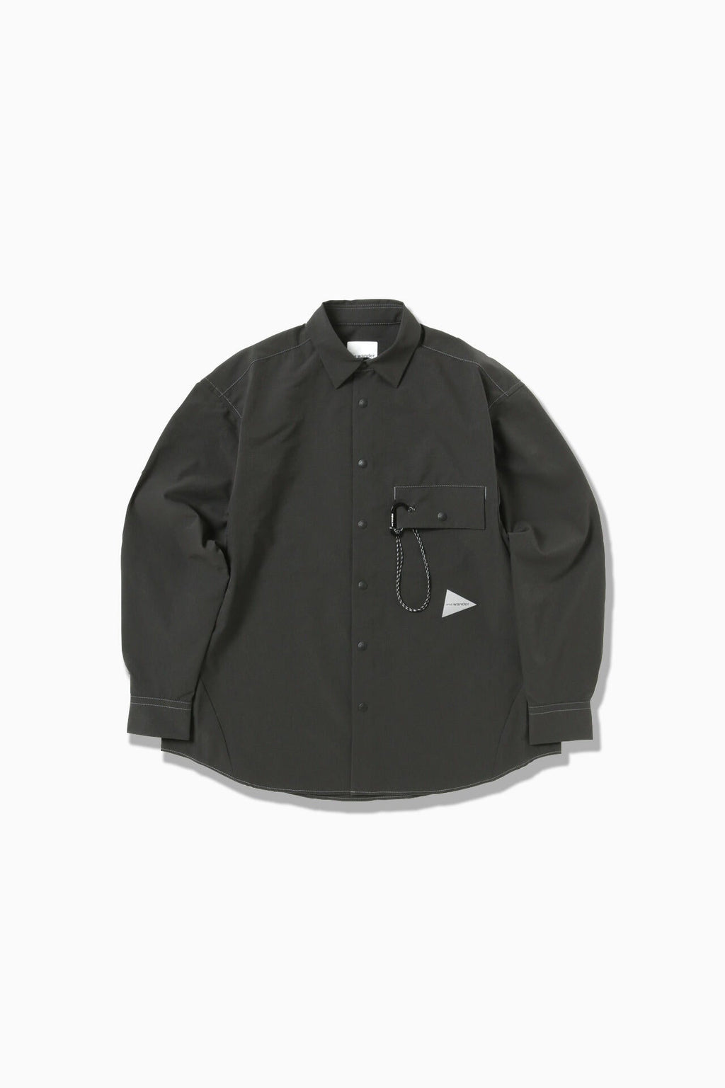 dry breathable LS shirt - charcoal